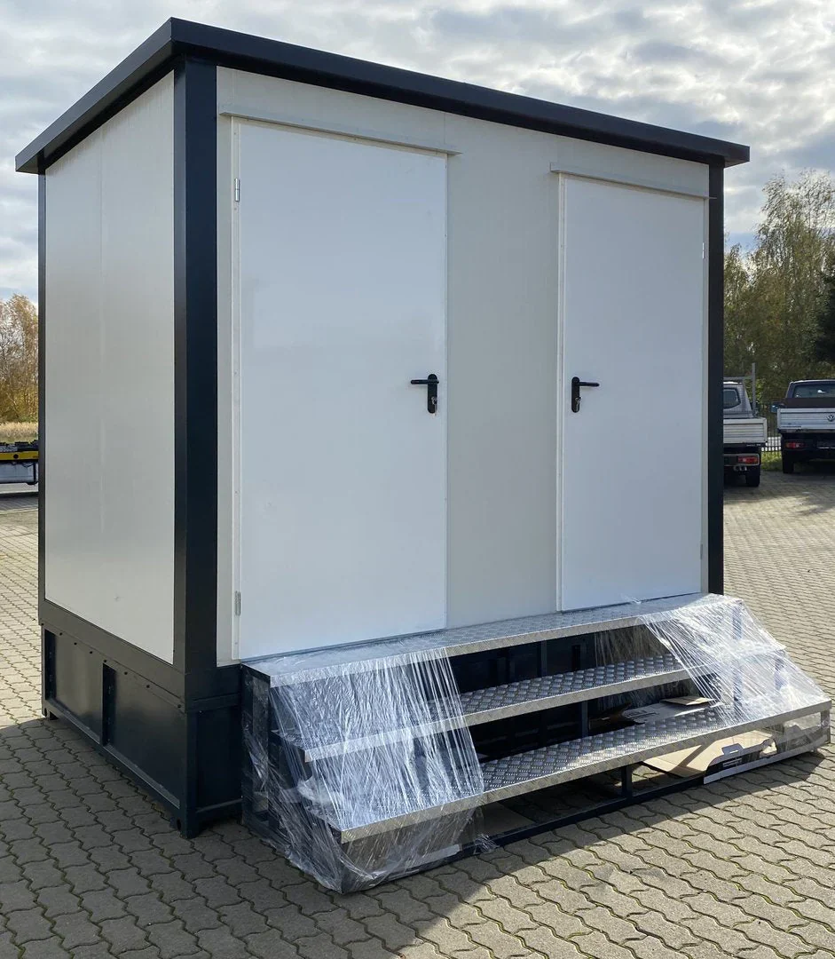 Conteneur Sanitaire Double avec Réservoir à Déchets Blanc 3x2 Mètres - Image 5