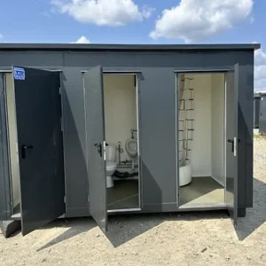 Conteneur Sanitaire avec 3 Cabines