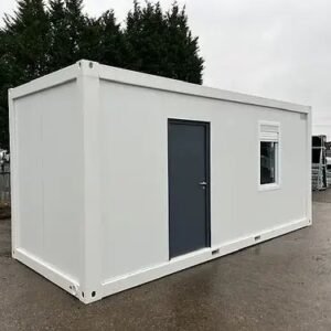 Conteneur de bureau avec salle de bain et stockage