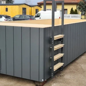 Conteneur piscine en polypropylène 6,5 x 2,6 m