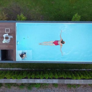 Piscine conteneur 6,2 m x 2,5 m Jet Swim.