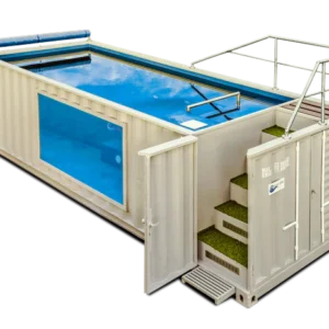 Piscine conteneur panoramique de 6,05 m x 2,44 m