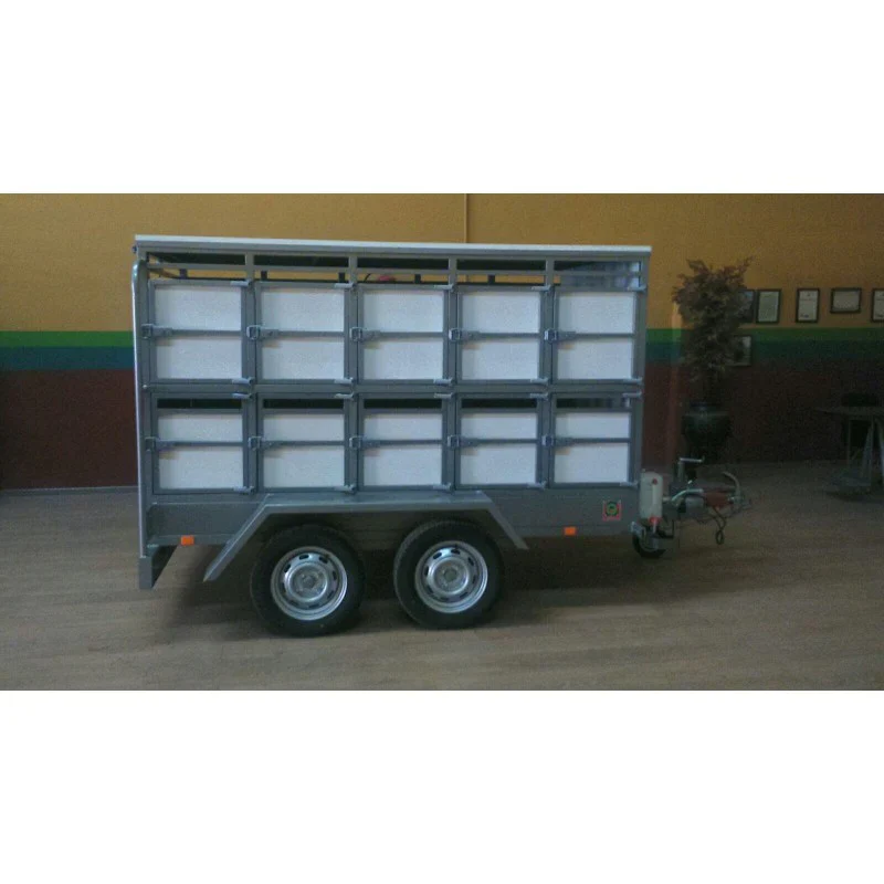Remolque para perros y la caza 5 ruedas de 165/70 R13 - Image 2